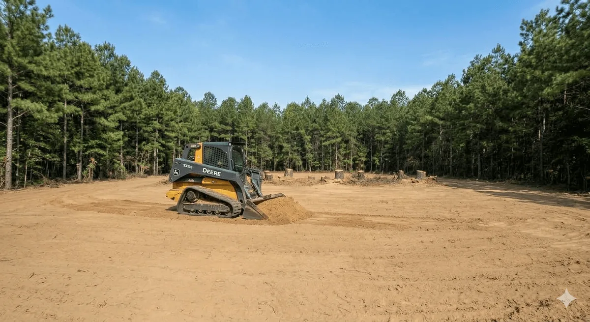 Site preparation in Jones County GA